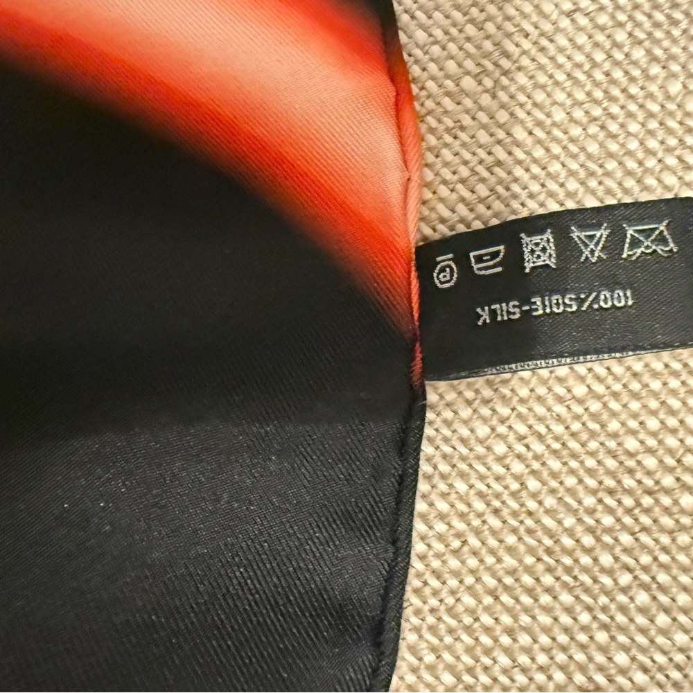 Chanel Multicolor Neon Logo Scarf Twill - Picture 3 of 3